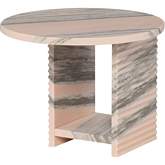 Mya Coffee Table in Honed Rosa Marble